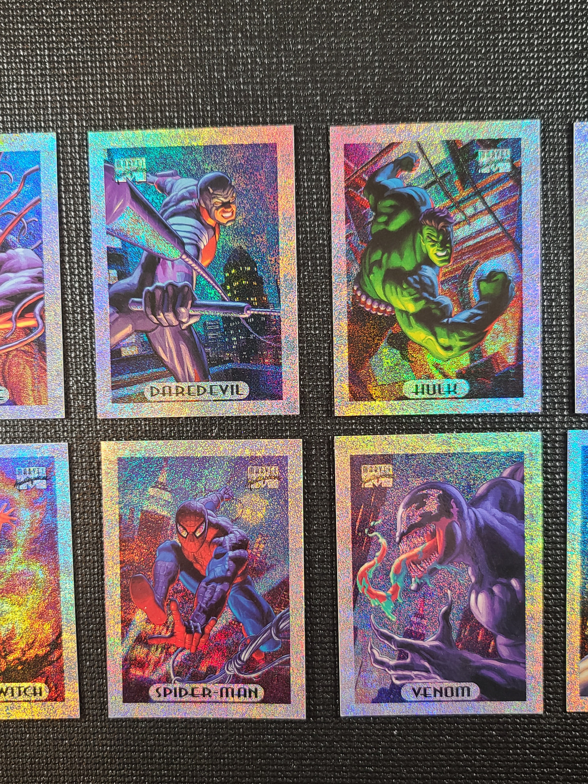 1994 Marvel Masterpieces – Silver Holofoil Complete Set of 10
