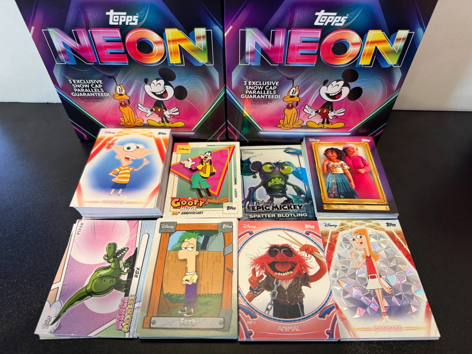 2026 Topps Disney Neon Base/Parallels/Inserts ~ Complete your set/Pick your card