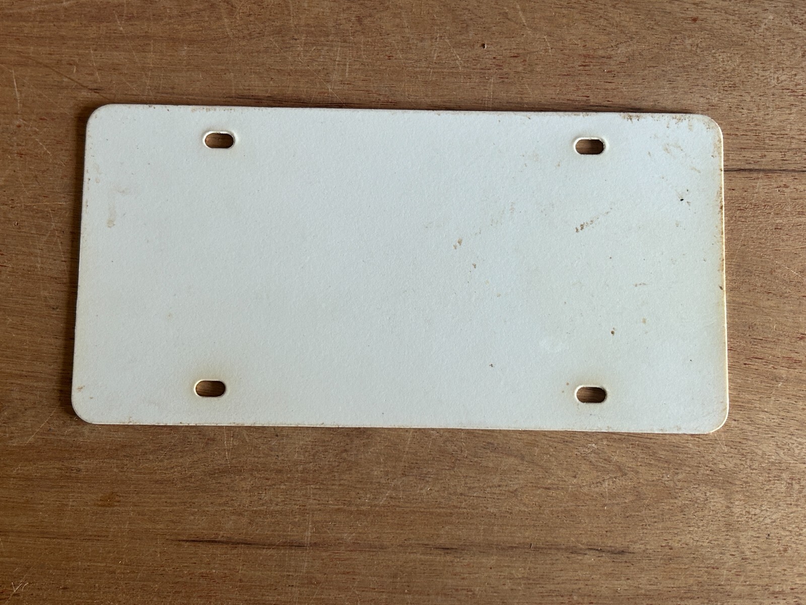 American Legion License Plate Rock Springs WY Post 24 Vintage Plastic