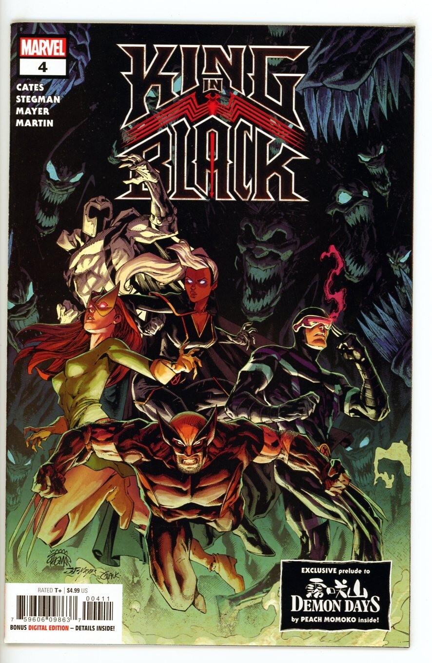 KING IN BLACK #4 NEAR MINT 2021 RYAN STEGMAN COVER 1st PRINT MARVEL COMICS b-302