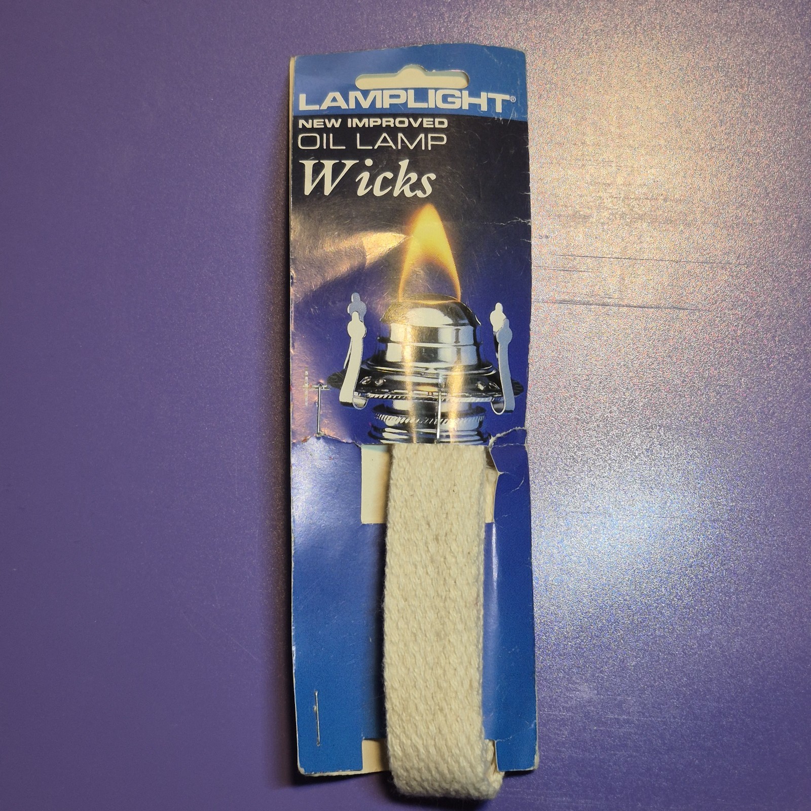 Vintage Lamplight Farms Oil Lamp Wicks NIP 7/8″ Replacement Cotton Flat CB09