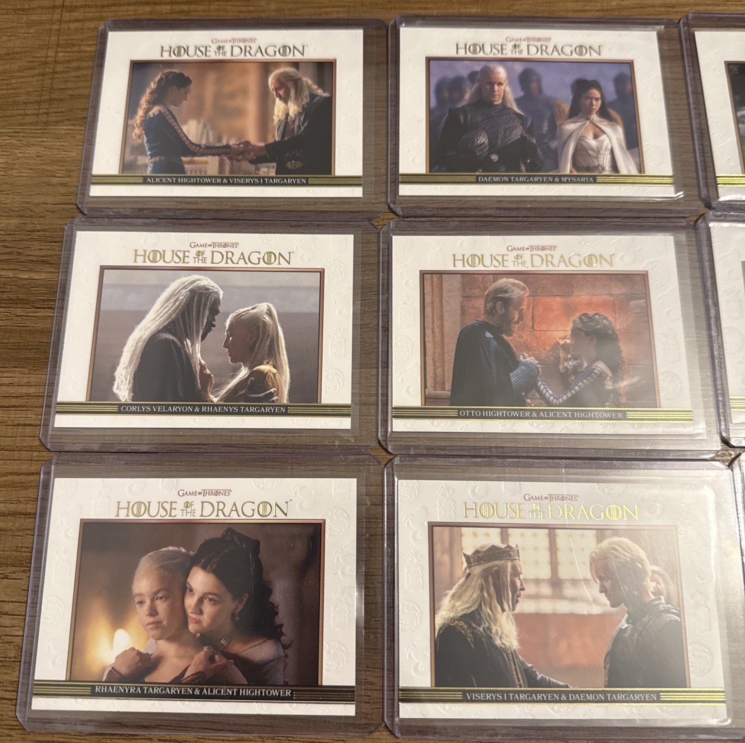 2024 House of the Dragon Season 1 Relationships Set R1 – R12 Complete Set