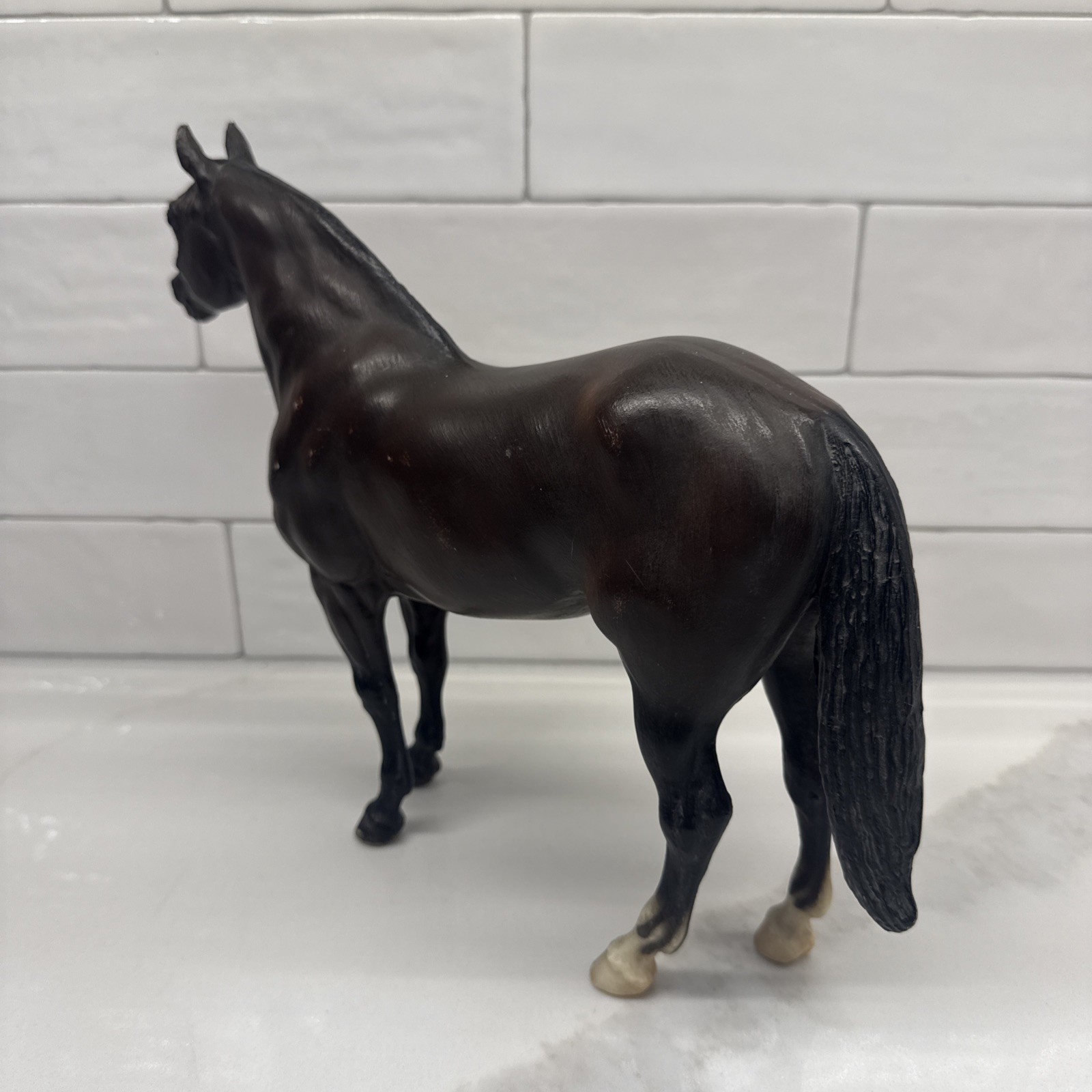 Breyer Vintage Classic Horse Adios Matte Dark Bay Famous Standardbred #50 Good