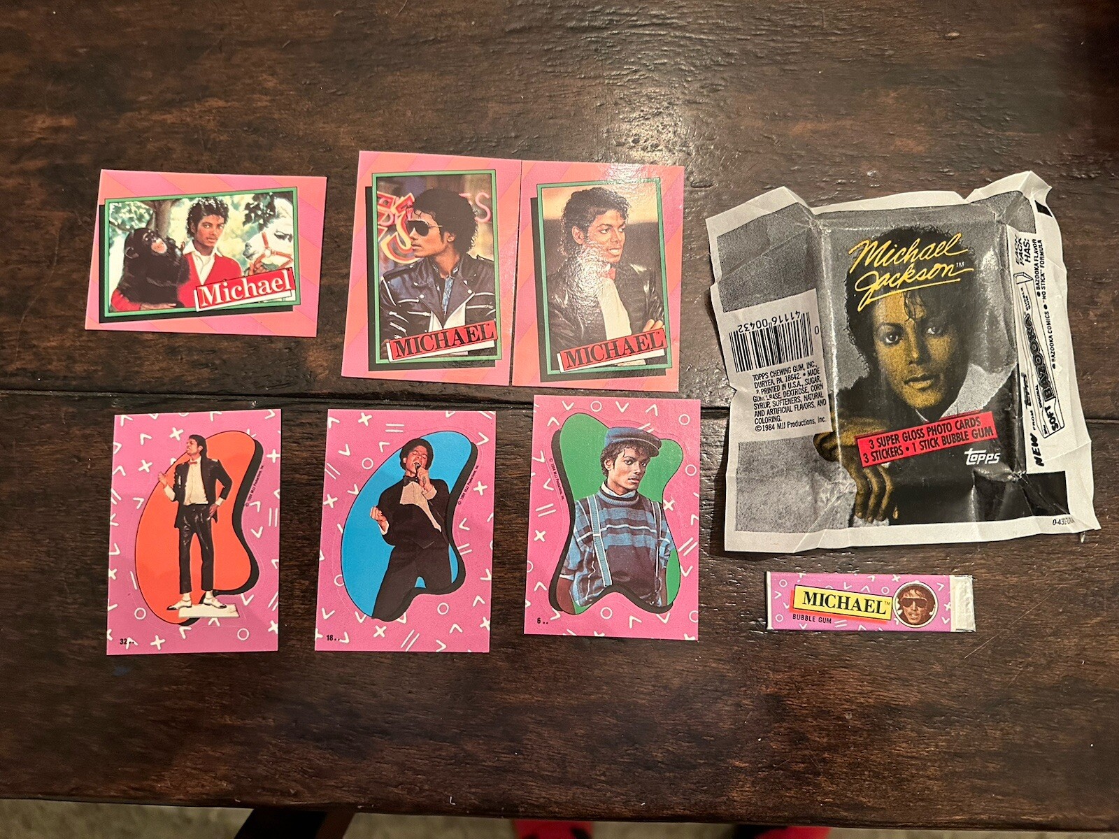 1984 Topps Michael Jackson (1) Unopened Wax Pack Factory Sealed