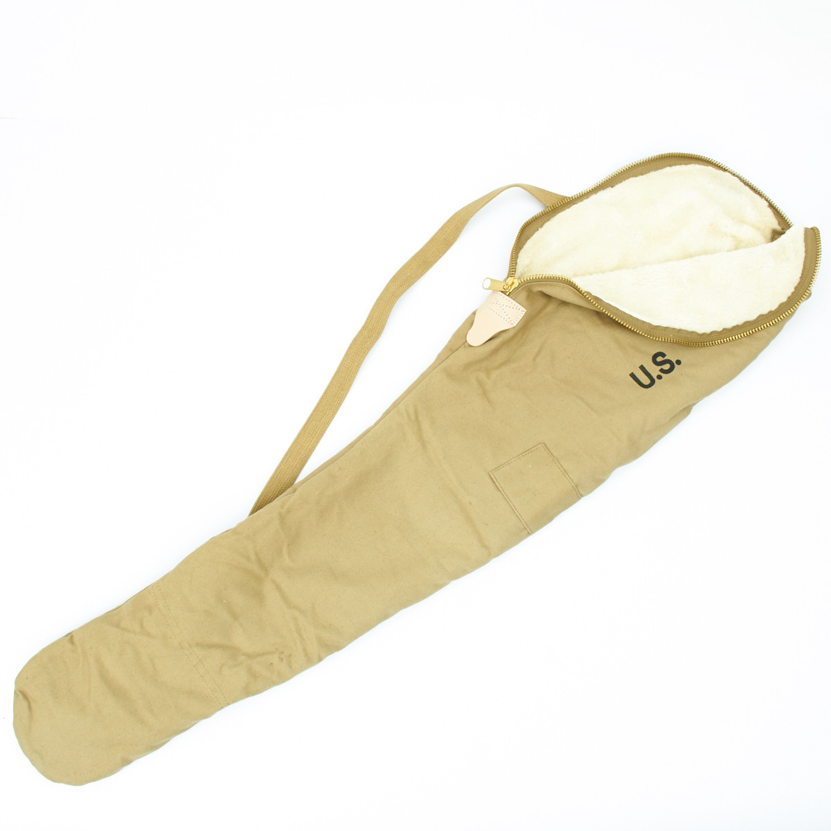 U.S. WWII Fleece Lined M1 Garand Case with Carry Strap – Marked U.S.