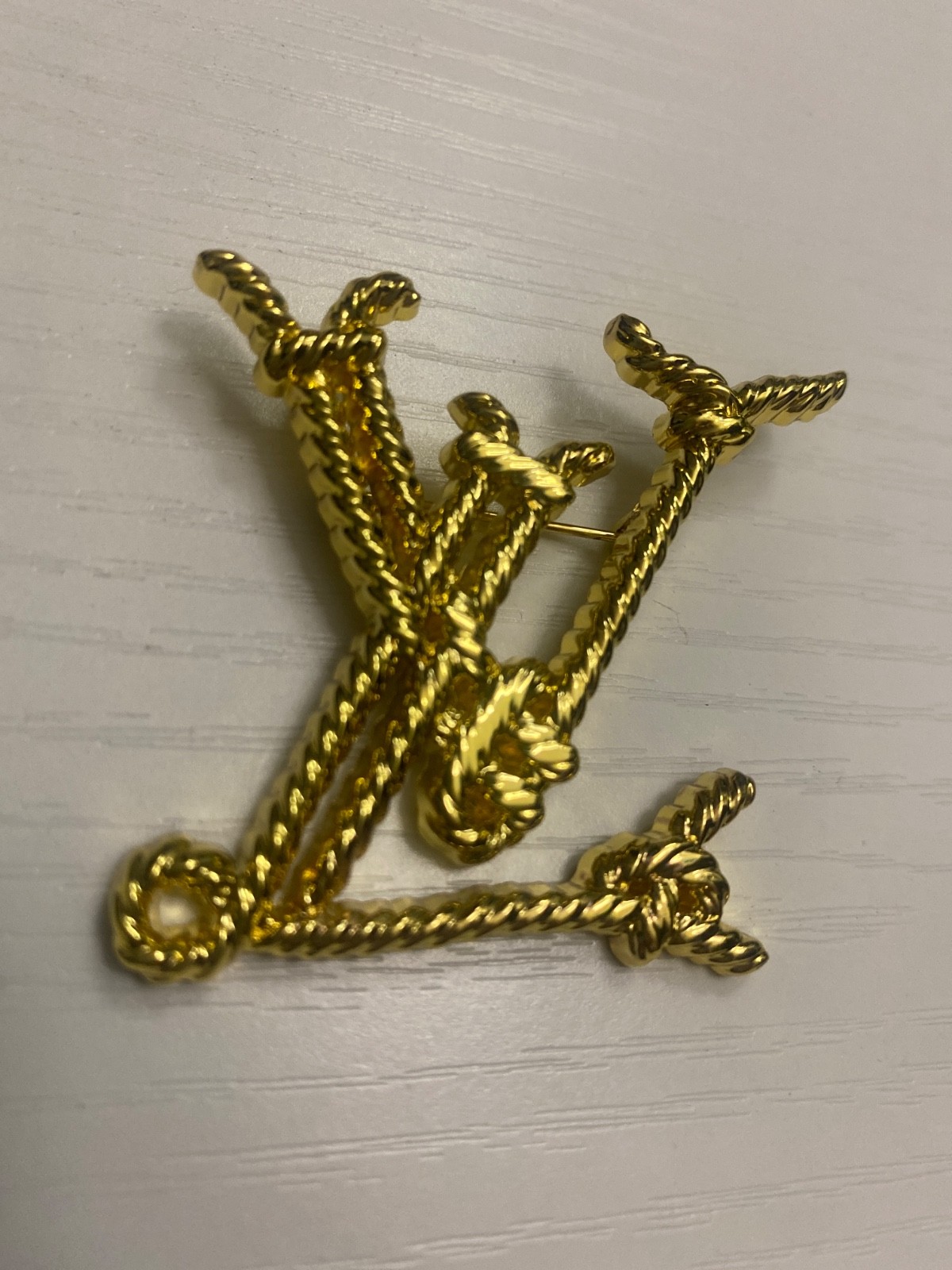 Louis Vuitton Classy And Elegant Pin Brooch