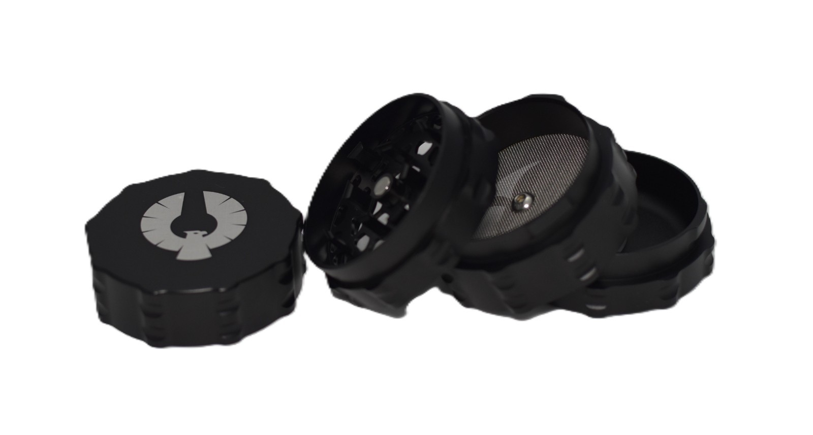 Phoenician – Medium 4 Piece Black Grinder Authentic
