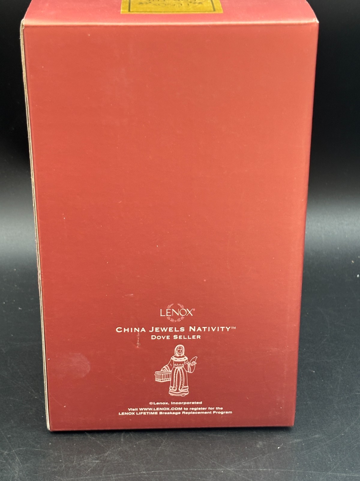 Lenox China Jewels „DOVE SELLER“ Nativity Figurine W/Original Box