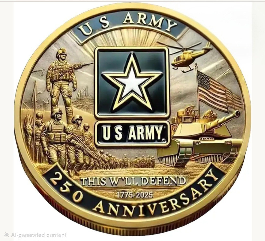 U.S. Army „This We’ll Defend“ 250th Anniversary Coin 1775-2025