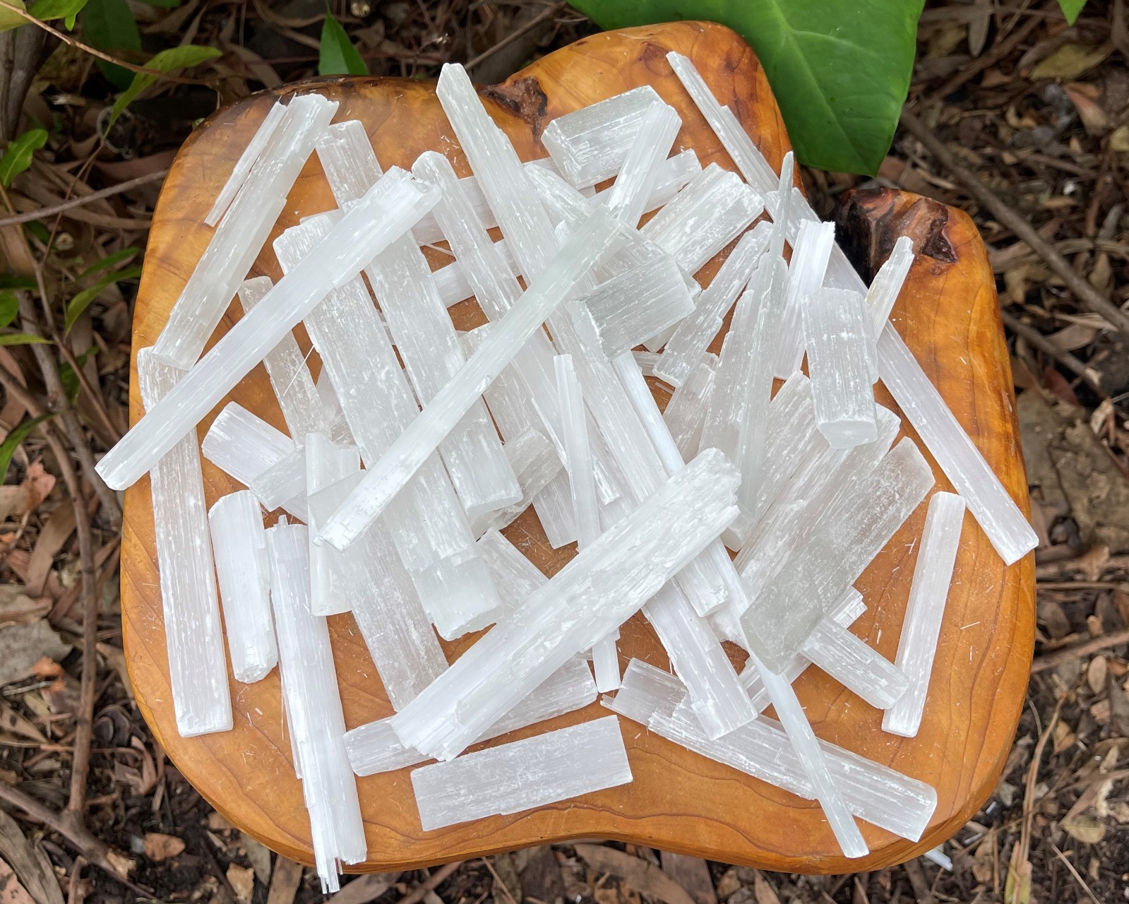 Selenite Sticks & Pieces Mixed Sizes, BULK CLEARANCE LOTS: Choose oz or lbs