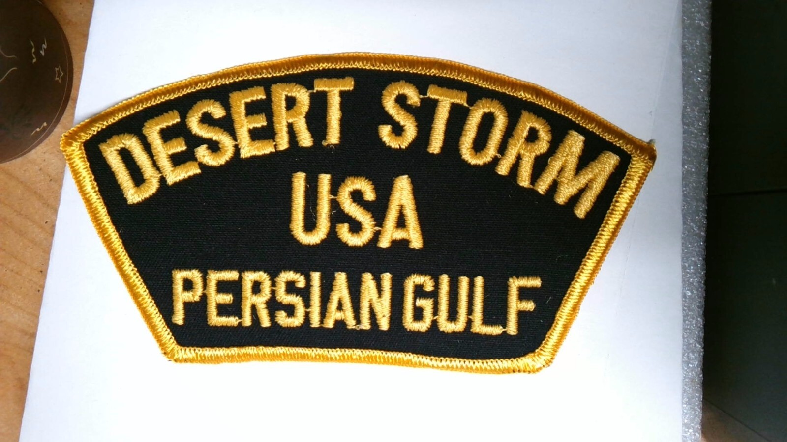 MILITARY PATCH SEW ON UNITED STATES DESERT STORM USA PERSIAN GULF