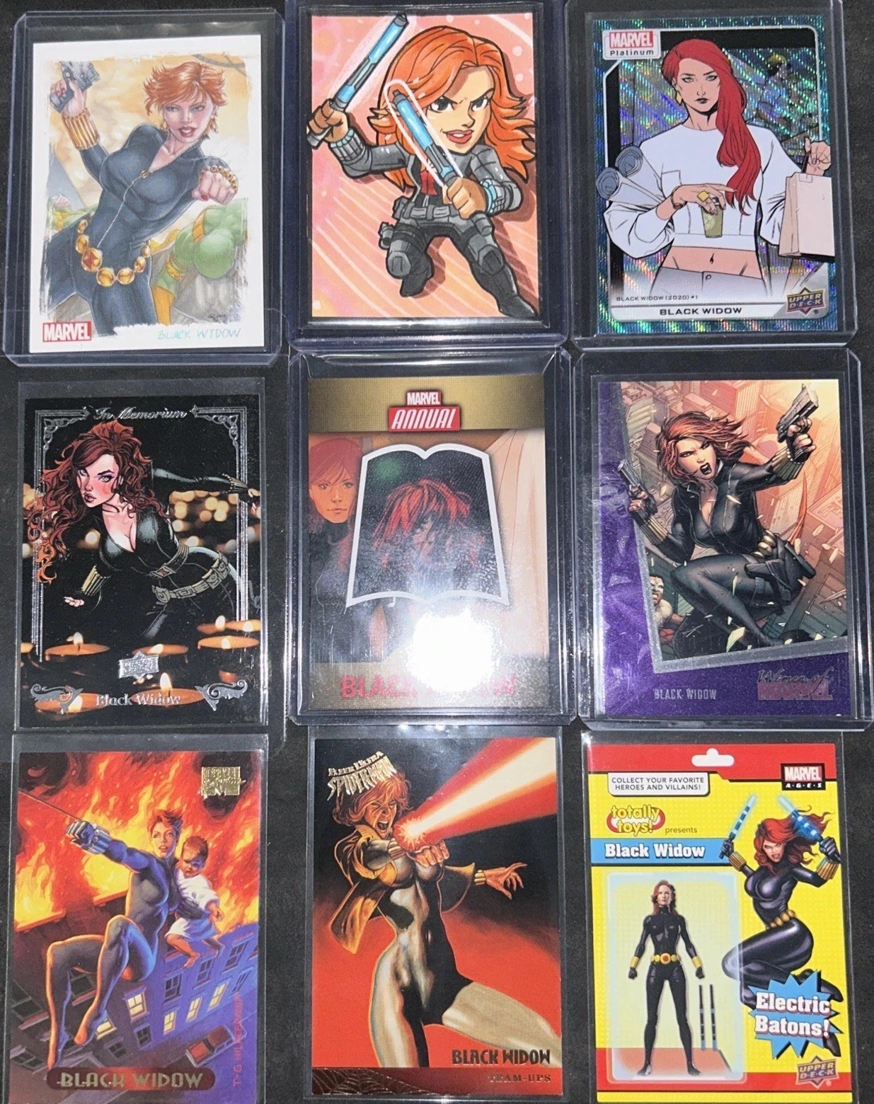 Black Widow Marvel Sketch 1/1 bonus nonsports Trading Cards Women Of Marvel Rare