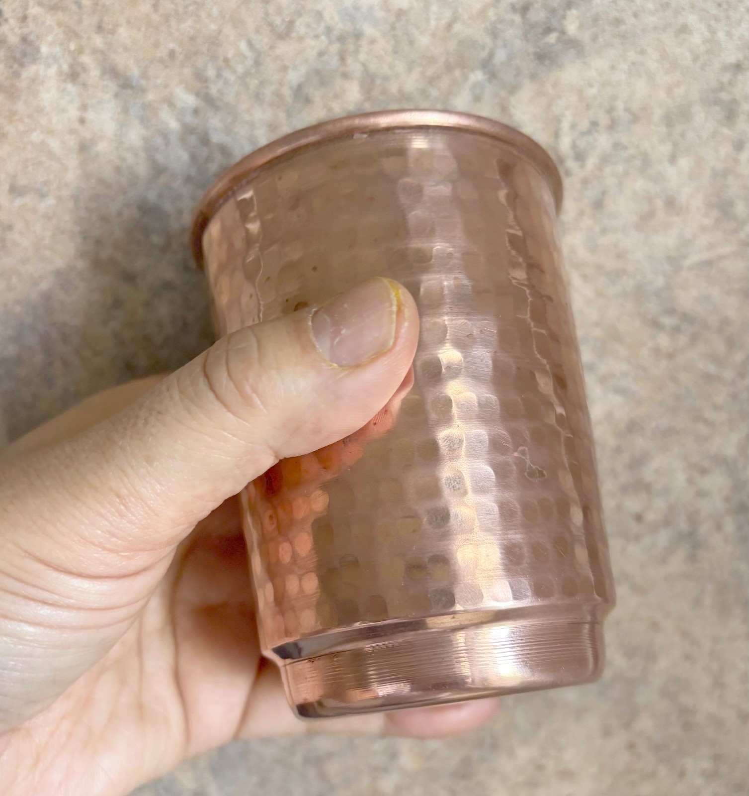 Solid Copper Cup Mug for Drinking Water Pure Copper Drinkware Fast USA Shipping