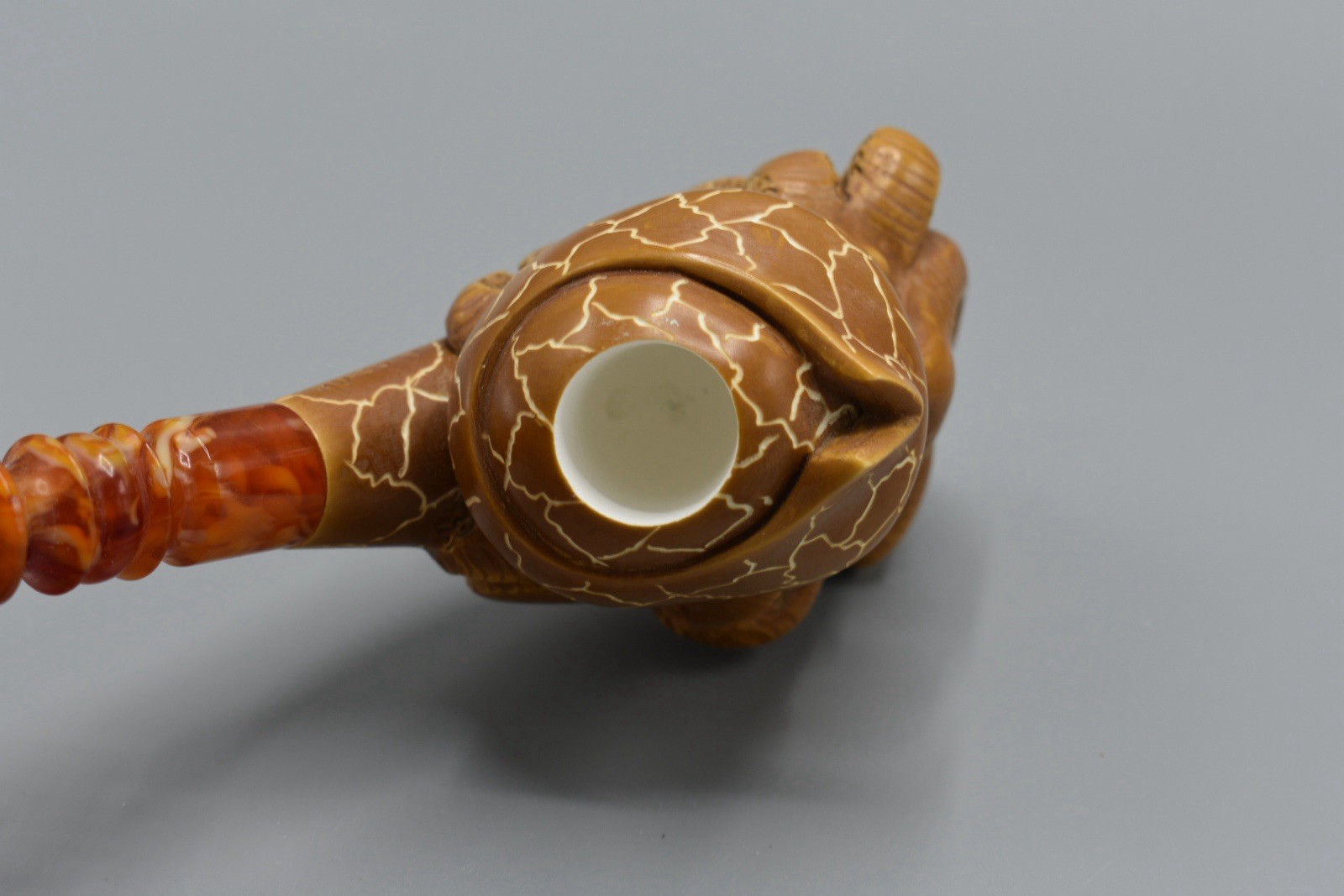 L SIZE DAVY JONES Pipe Block Meerschaum-NEW Handmade From Turkey W CASE#1760