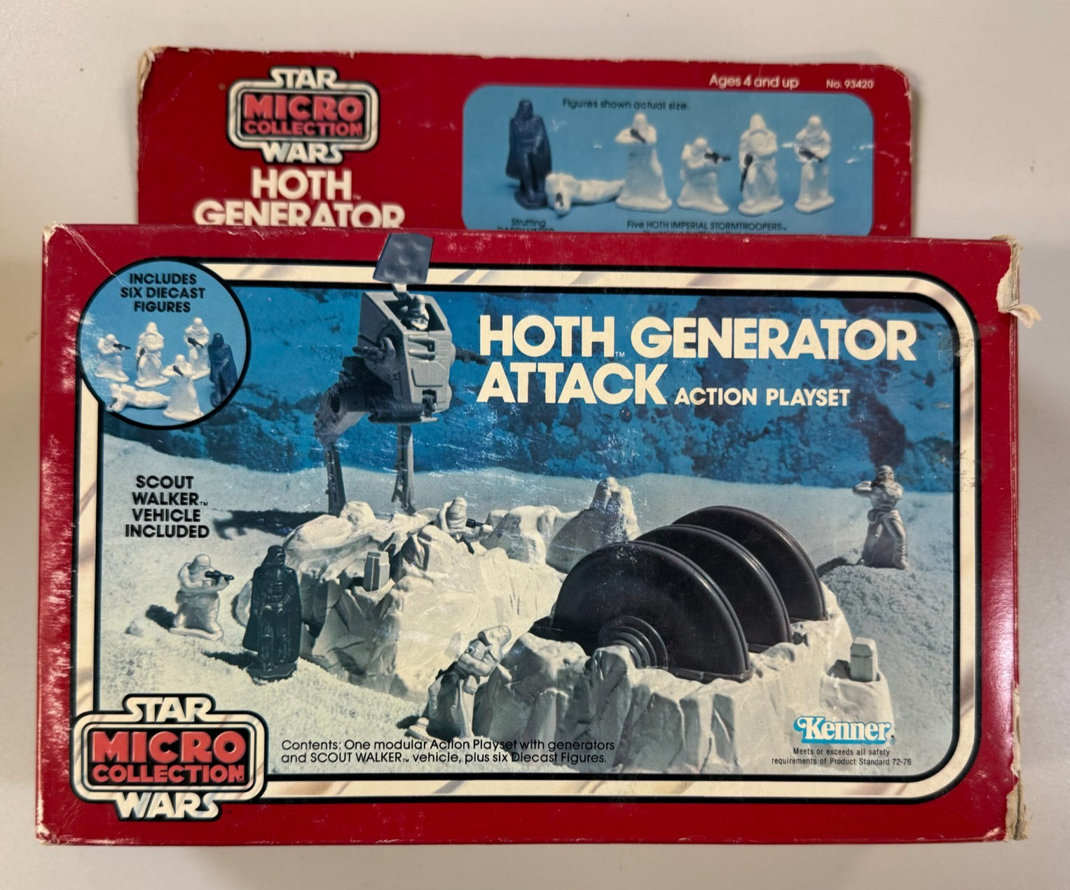 STAR WARS MICRO COLLECTION 1982 Kenner HOTH GENERATOR ATTACK
