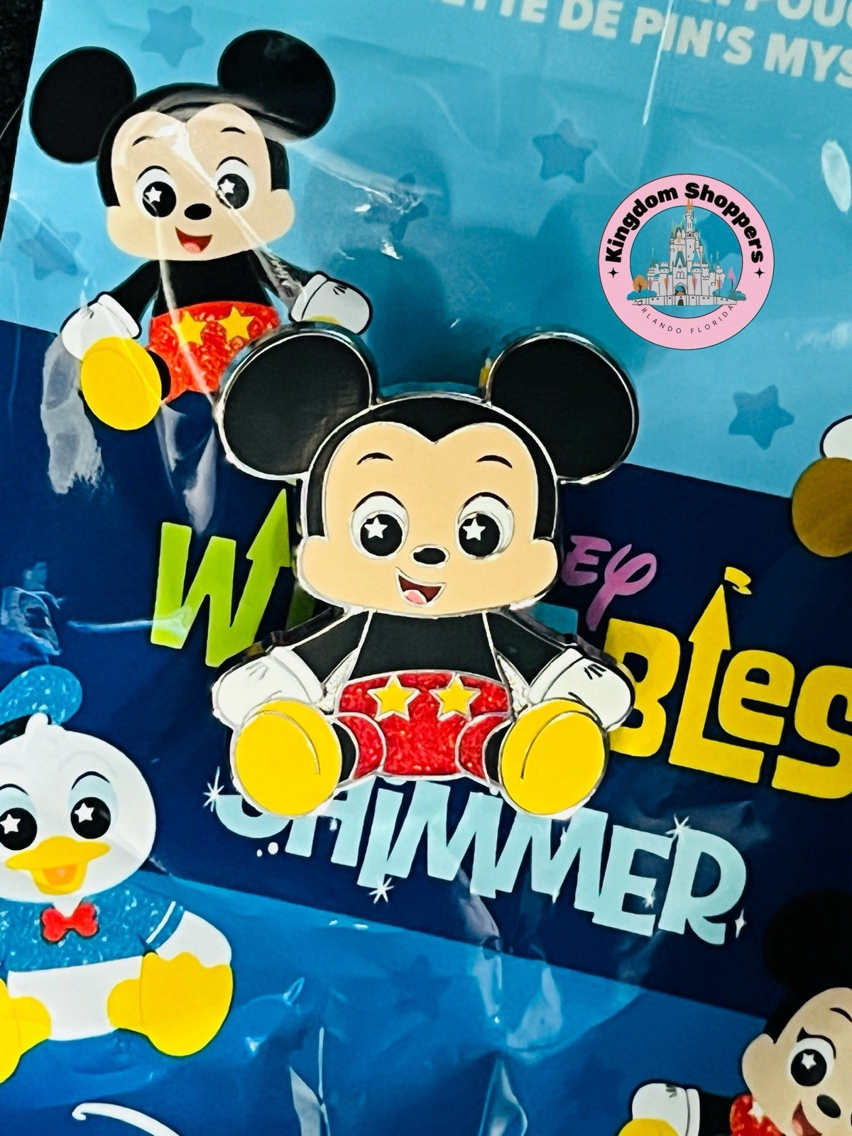 2026 Disney Parks Wishables Shimmer Mystery Pouch Pin Mickey Mouse ONLY