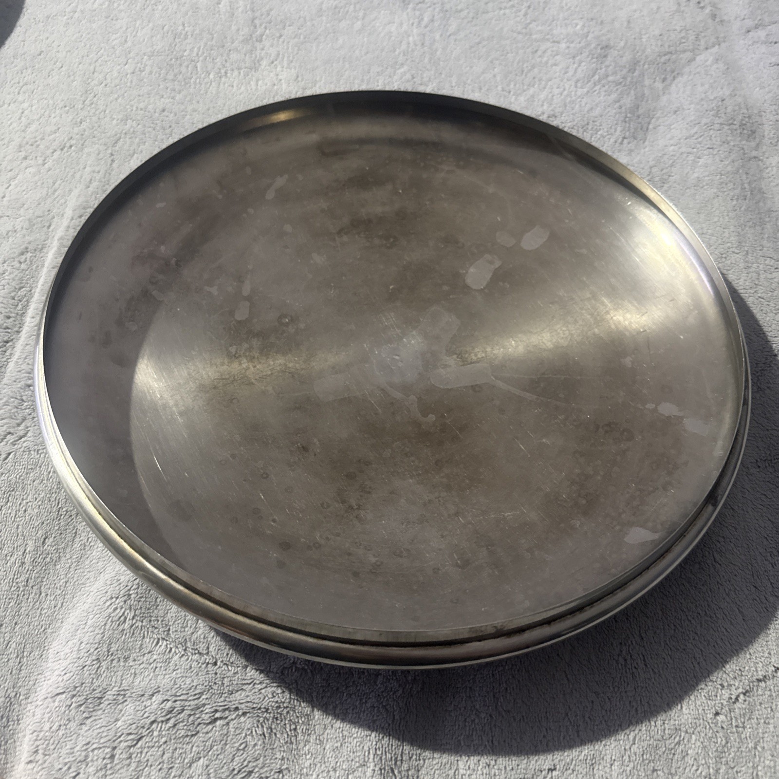 Vintage Revere Ware 12 In-86 Copper Bottom Skillet Fry Pan & Lid Clinton ILL USA