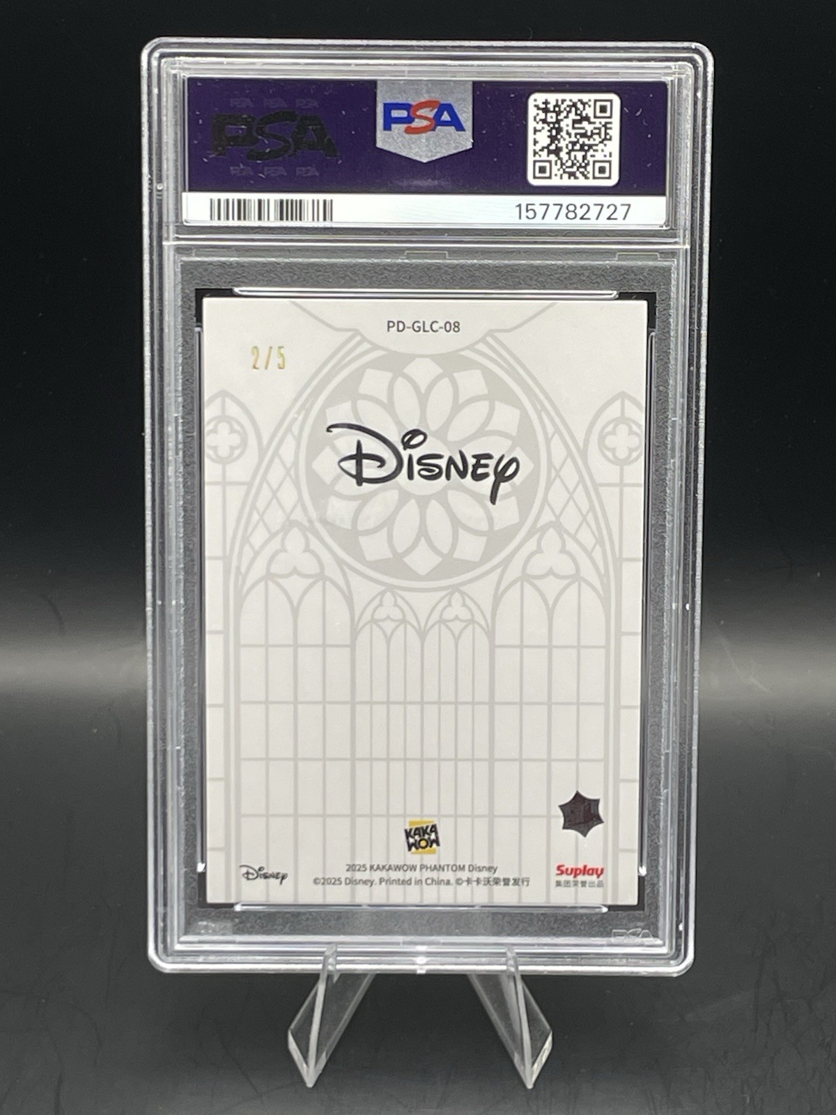 2025 Kakawow Phantom Disney ARIEL Chartres Blue /5 #PD-GLC-08 PSA 9 MINT Chase