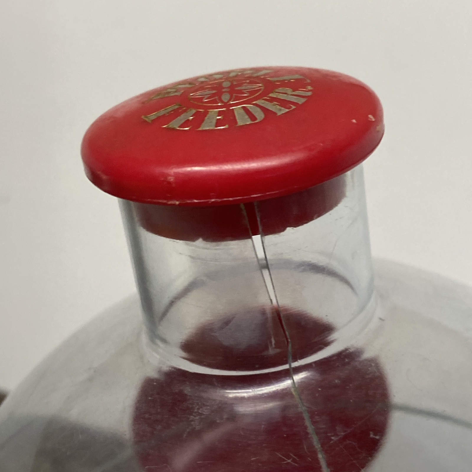People Feeder Swinging Red Gum Candy Nut Dispenser Please READ