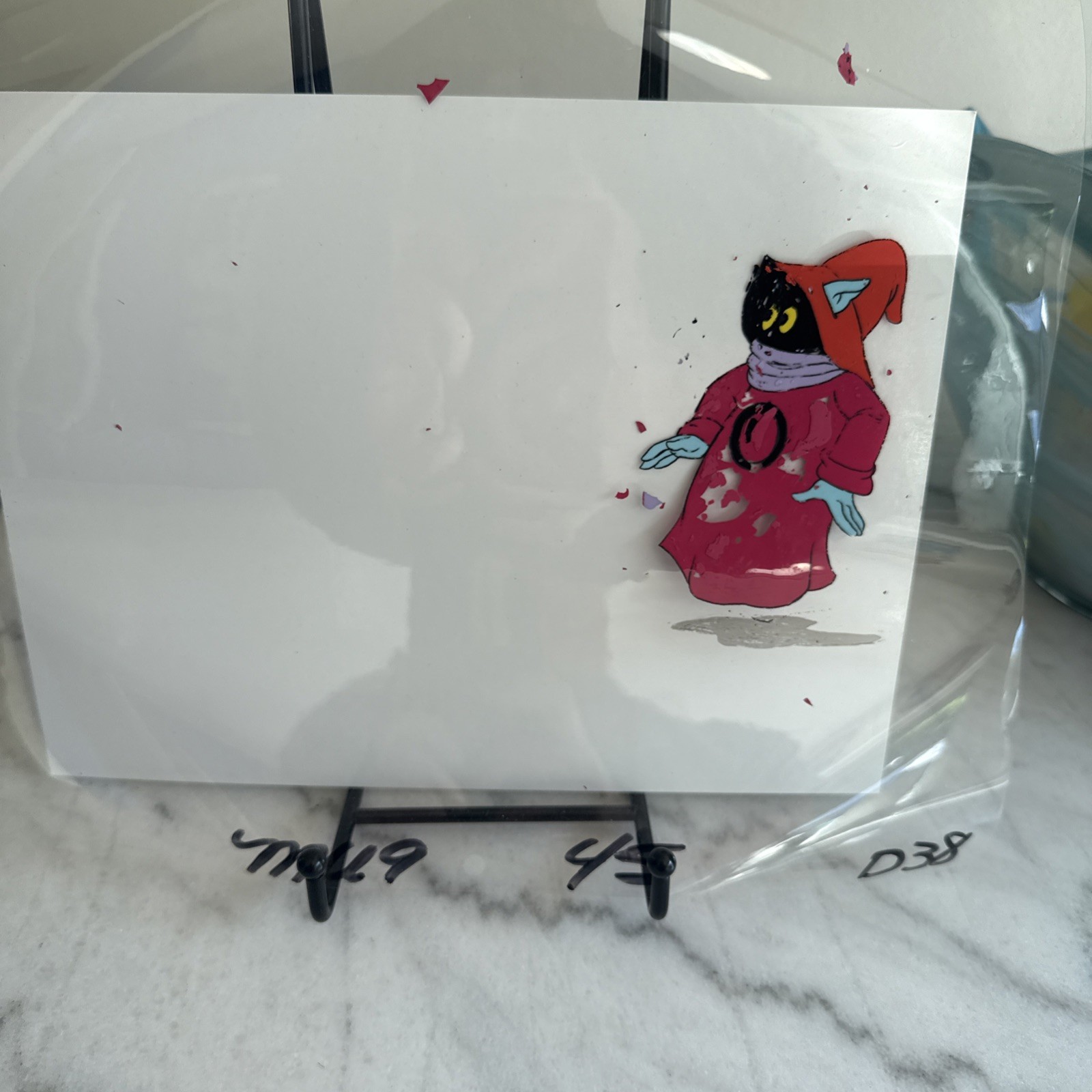 ORKO- HE MAN MASTERS OF THE UNIVERSE HAND PAINTED PRODUCTION CELL- Lot of 10!