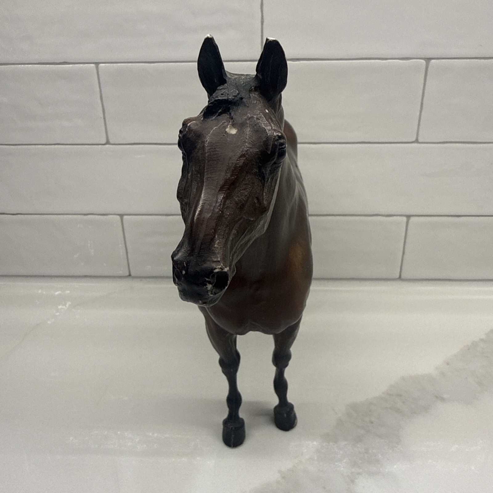 Breyer Vintage Classic Horse Adios Matte Dark Bay Famous Standardbred #50 Good