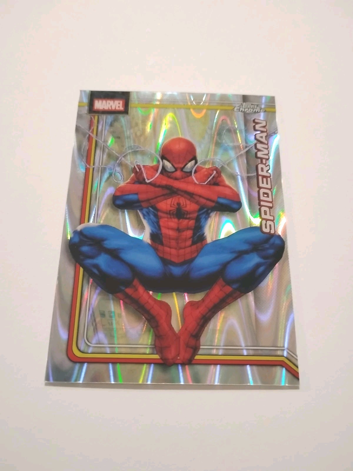 2026 Topps Chrome Marvel Spider-Man RayWave Refractor #163 Mint