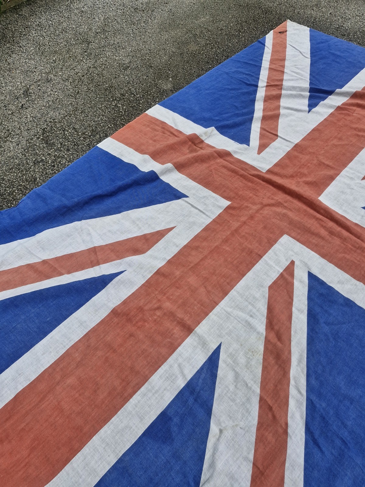 Vintage Cotton Union Jack Flag