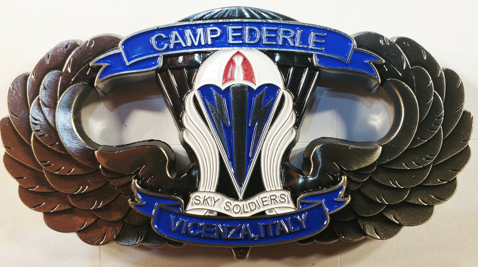 173rd Airborne Brigade Sky Soldiers US Army Challenge Coin 4″ 159