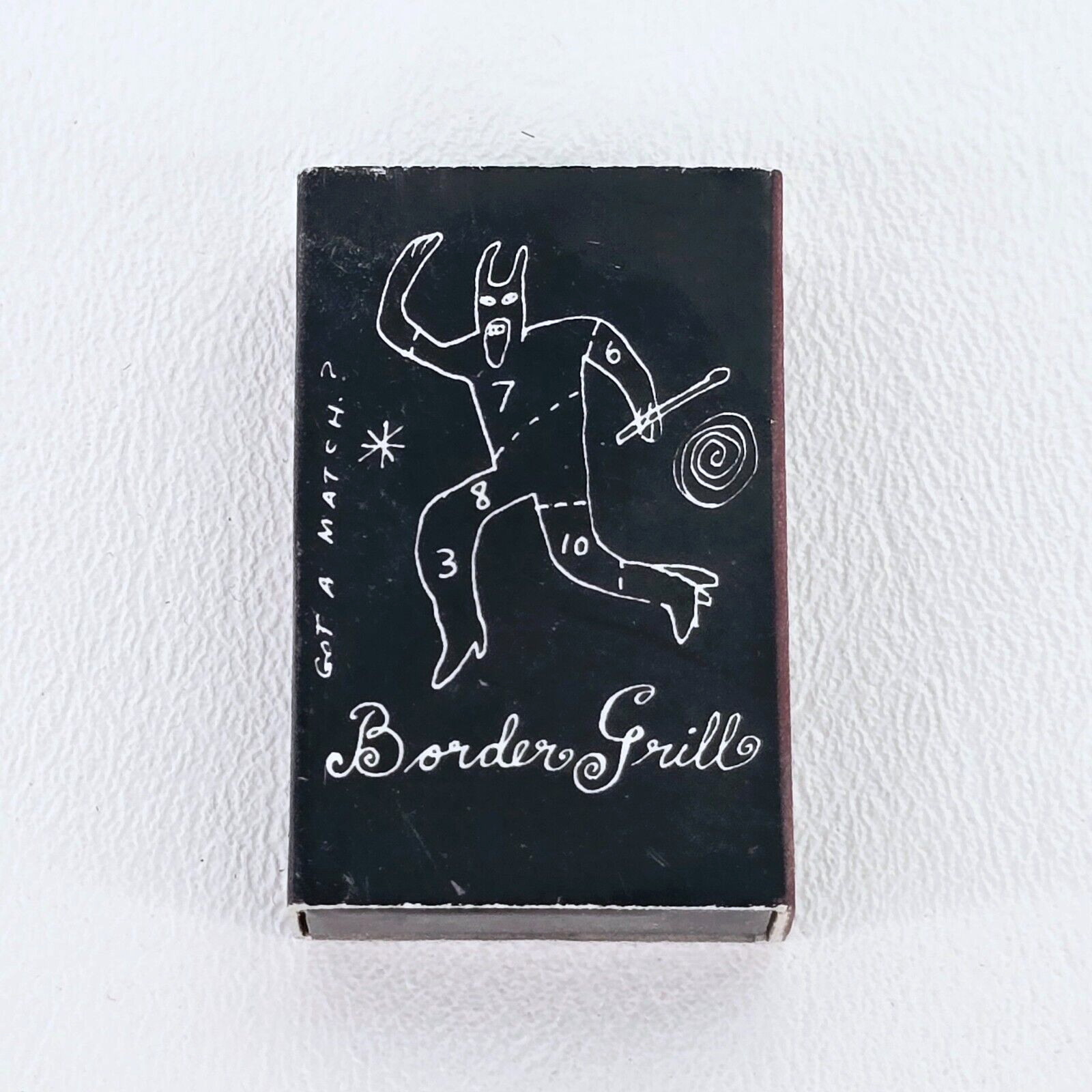 Border Grill „Got A Match?“ Santa Monica Restaurant Advertising Matchbook – NOS