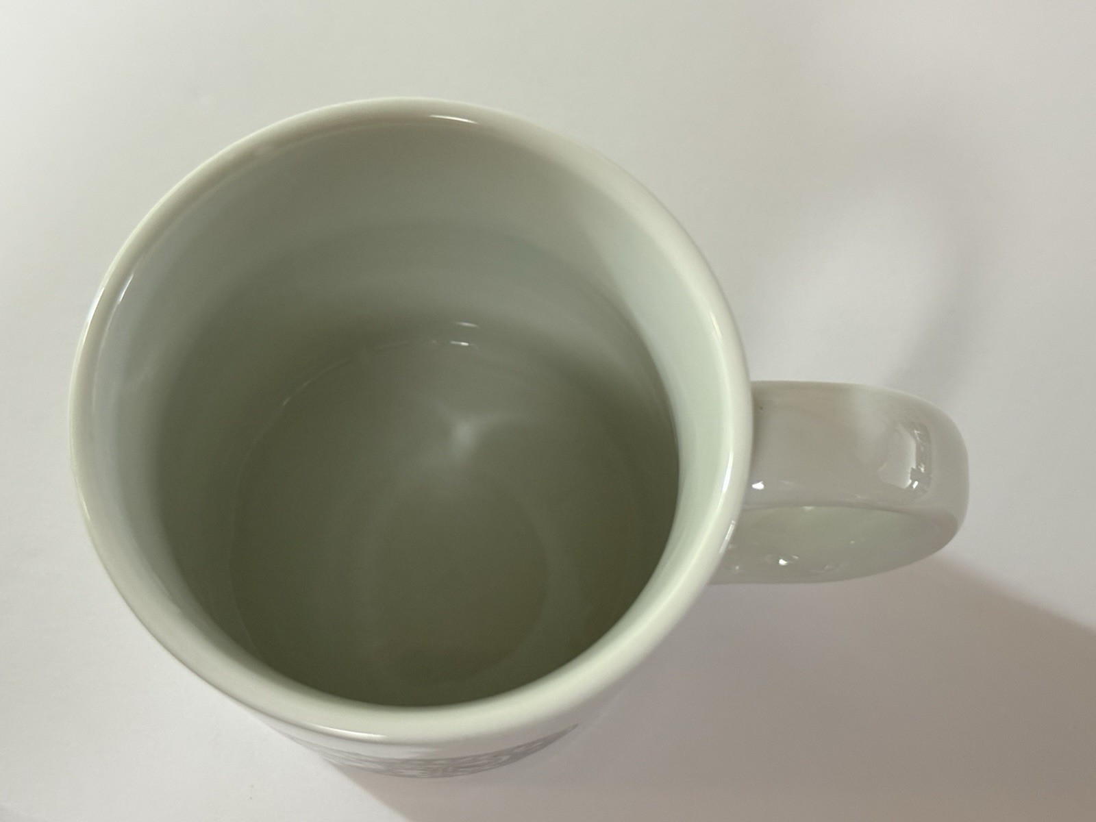 Starbucks White Classic Mermaid Coffee Mug 12.0 oz 2006
