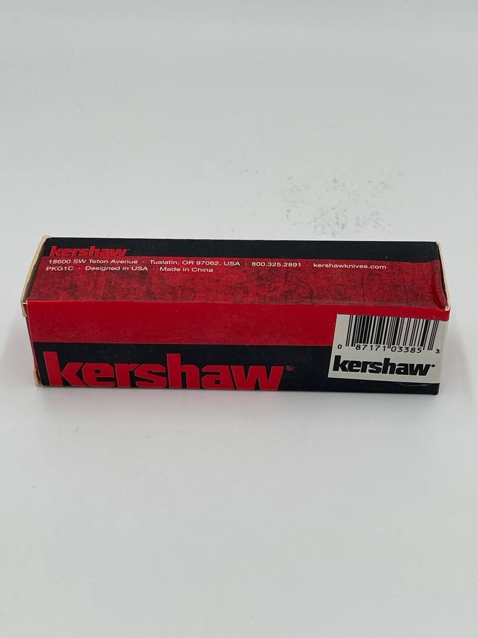 Kershaw Funxion EMT Folding 3″ Partial Serration Drop Point Steel Black