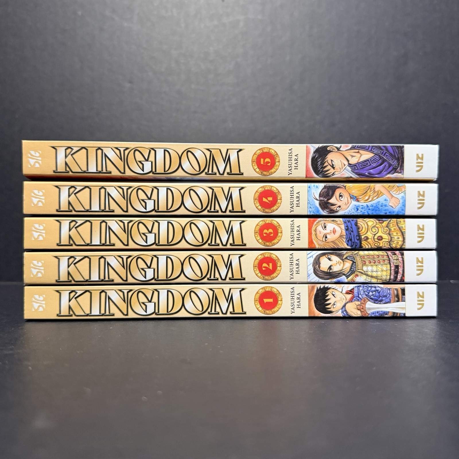 Kingdom Manga Volumes 1-5 Brand New English US Authentic Viz Media Yasuhisa Hara