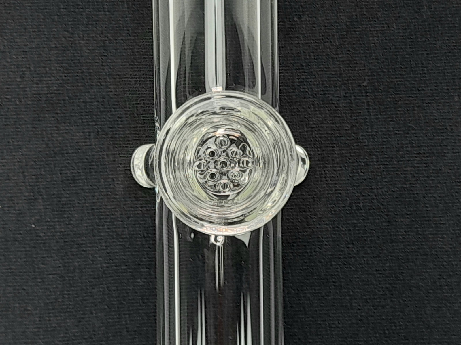 Glass Steamroller Smoking Pipe – Built In Screen – 7 Inch Length – USA Shipped