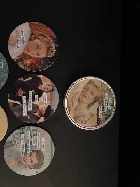 Vintage Anne Taintor 6 Domestic Bliss Coasters