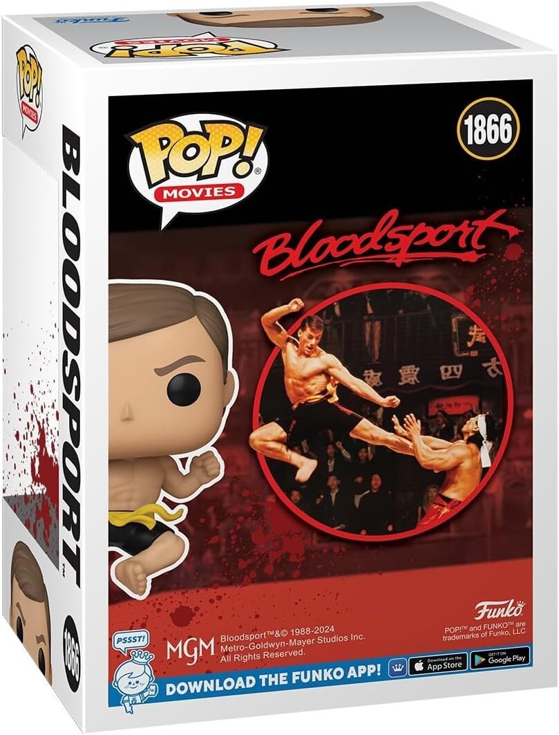 Funko POP Movies: Bloodsport – Frank Dux – Vinyl Figure #1866 #80779