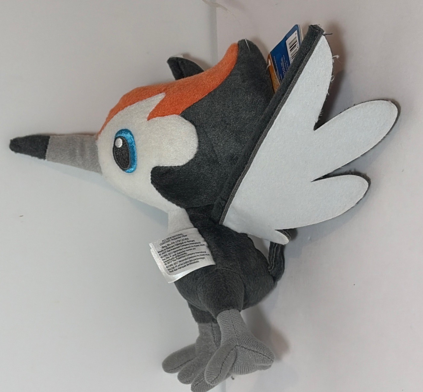 Pokémon Pikipek Plush 8 Inch With Tags 2017 Tomy Good Condition