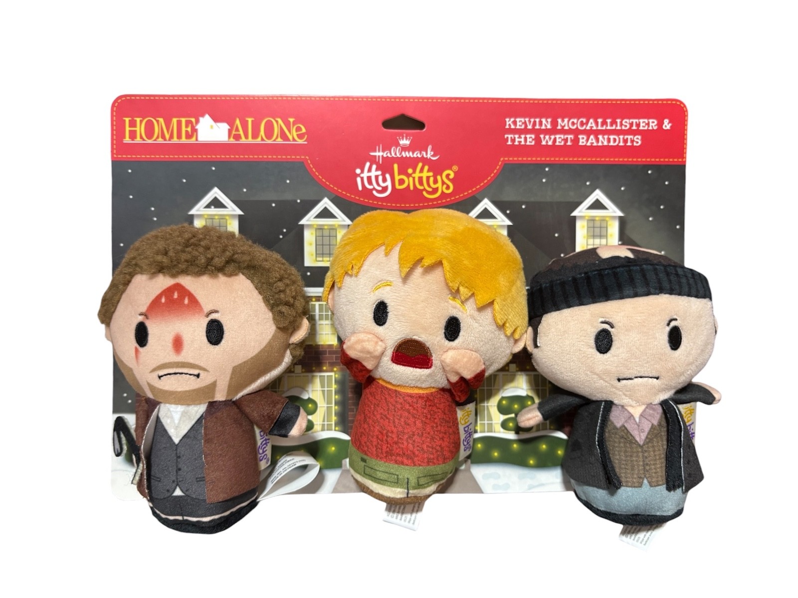Itty Bittys NEW Hallmark Home Alone Kevin McCallister & WET Bandits Figures Lot