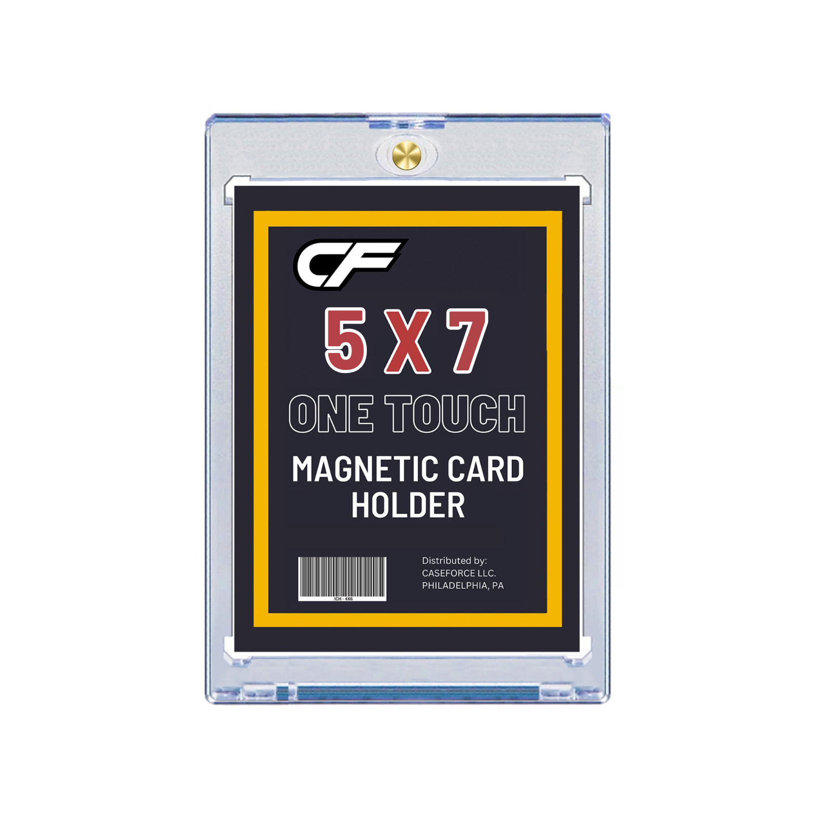 CF Magnetic Card Holder One Touch – 5″ x 7″ Sports 5×7 Post Card Photo Holder