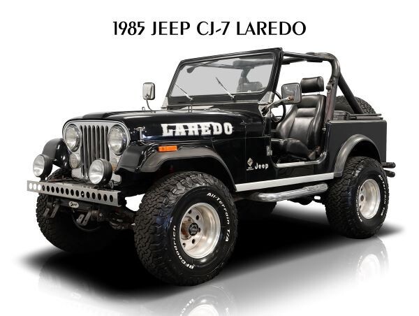 1985 Jeep CJ-7 Laredo in Black NEW Metal Sign: 9×12″ & Free Shipping