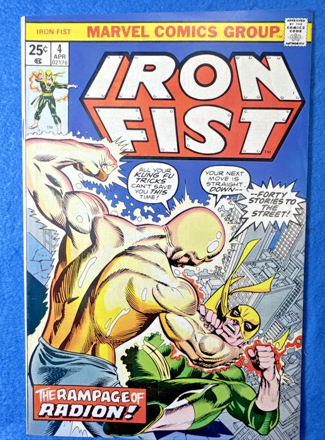 MARVEL – IRON FIST – VOL. 1 (1975-1976) #4 – VERY NICE BOOK