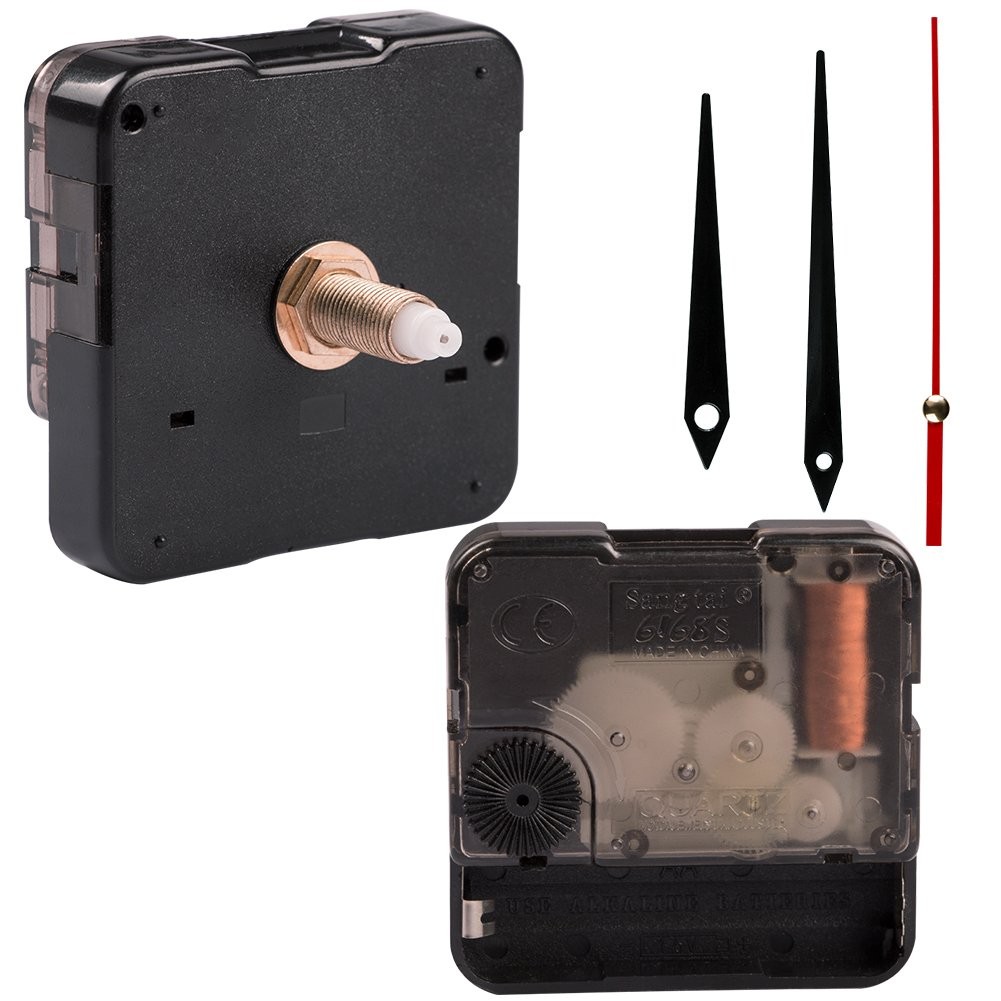 Quartz Wall Clock Movement Mechanism, Battery, DIY, Repair, Hands Included, Kit