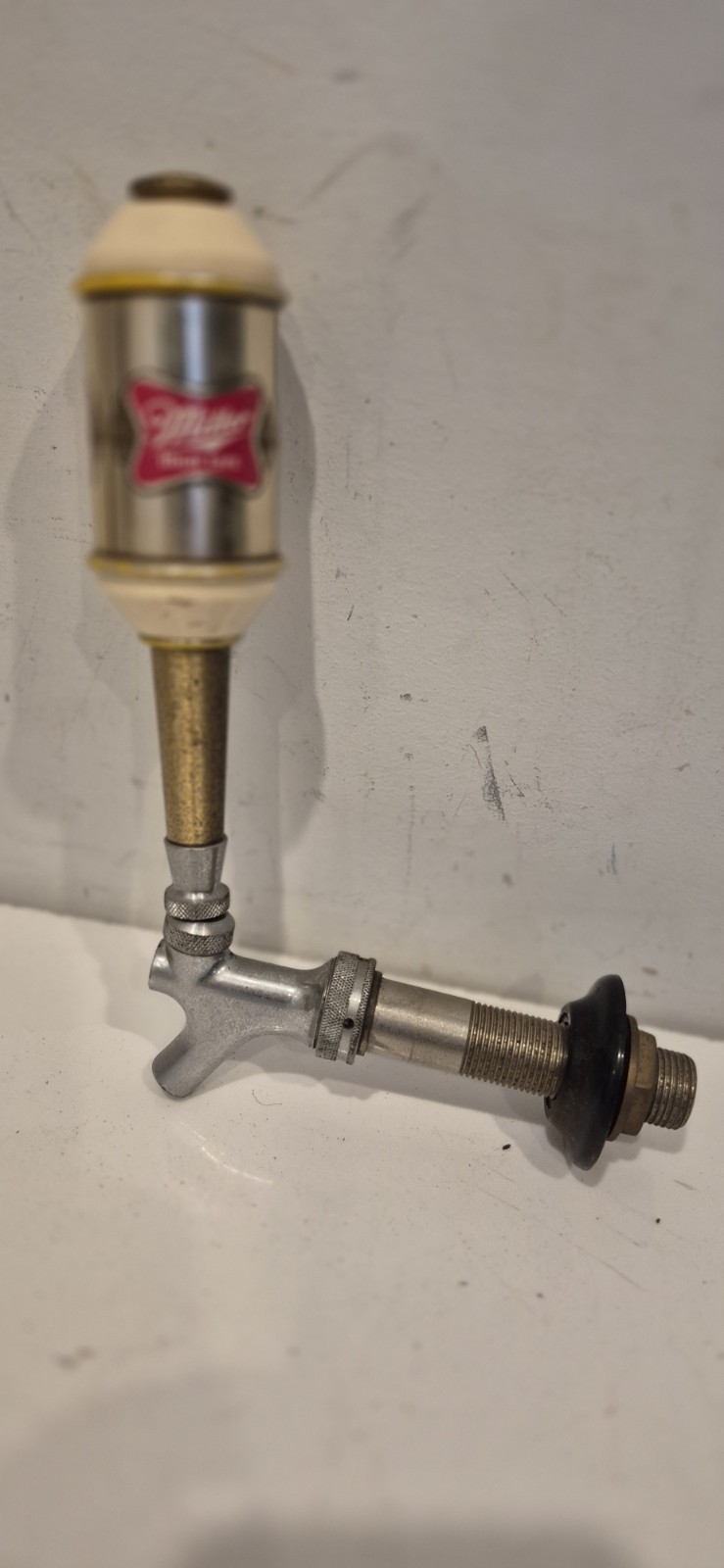 Miller High Life Branded Beer Tap Handle Milwaukee Bar Vintage Rare