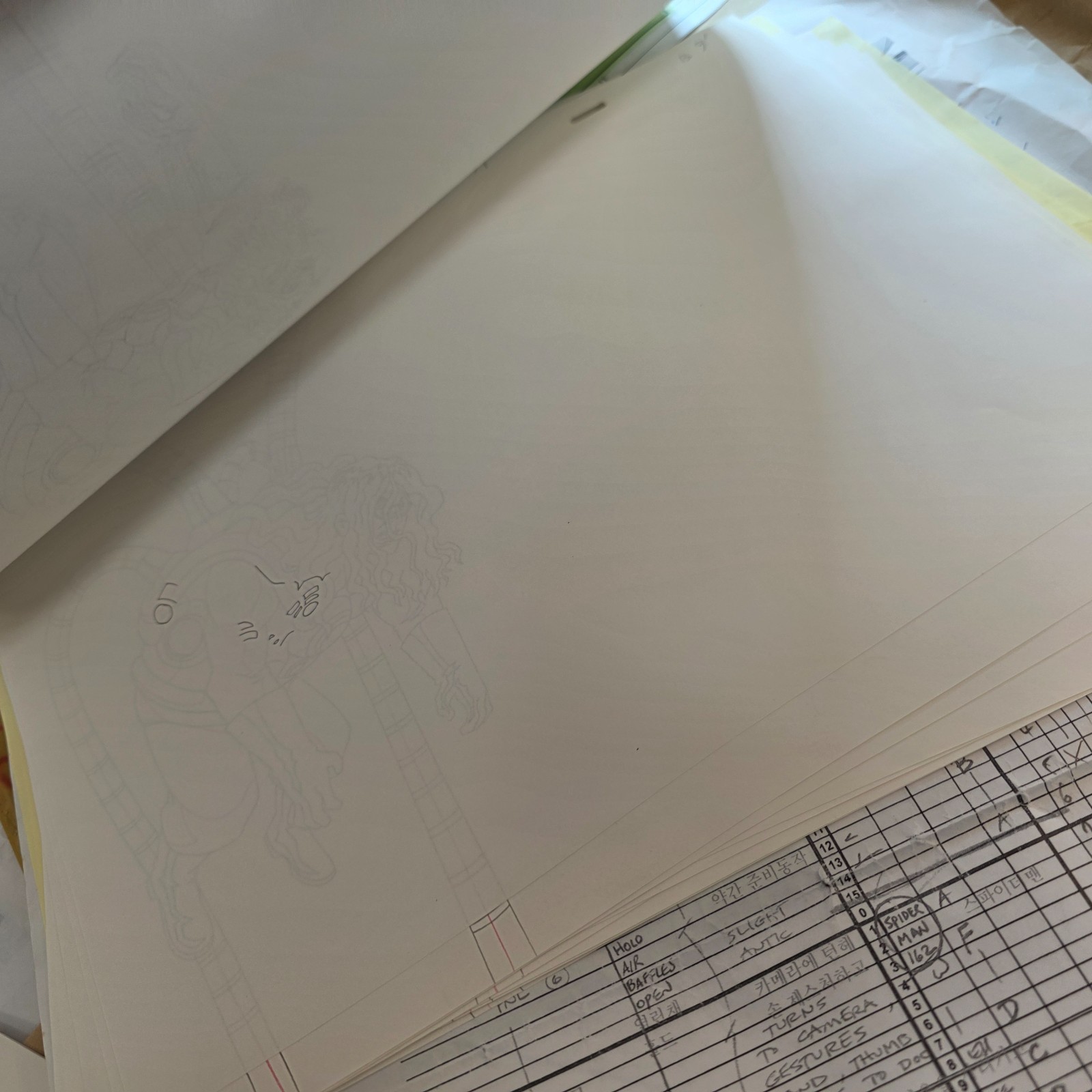 Ultimate Spider-Man Production Animation Cel Drawing Lot Marvel Doc Oc Nick Fury