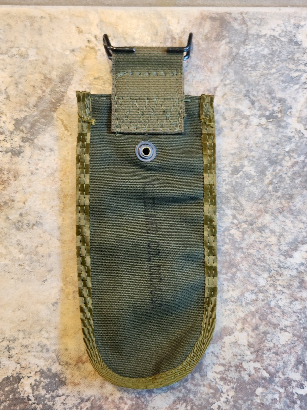 Unused Vintage U.S. Army Estex Mfg. OD Green Wire Cutter Pouch