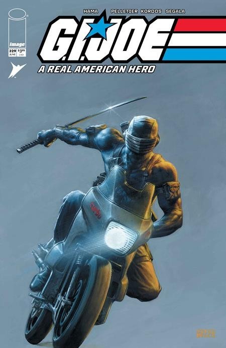 GI JOE A REAL AMERICAN HERO #329 – STEVE BEACH COVER C INC 1:10 GEARS OF JOE VAR