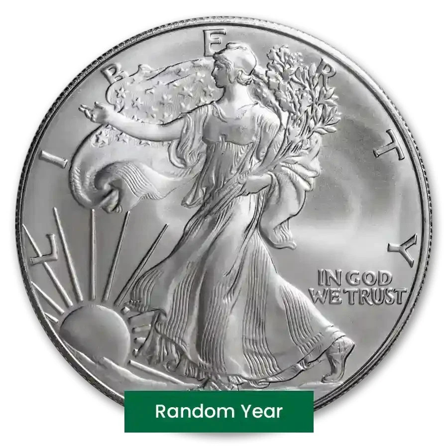 1 0.z American Eagle (Random Year) – Lot of 5