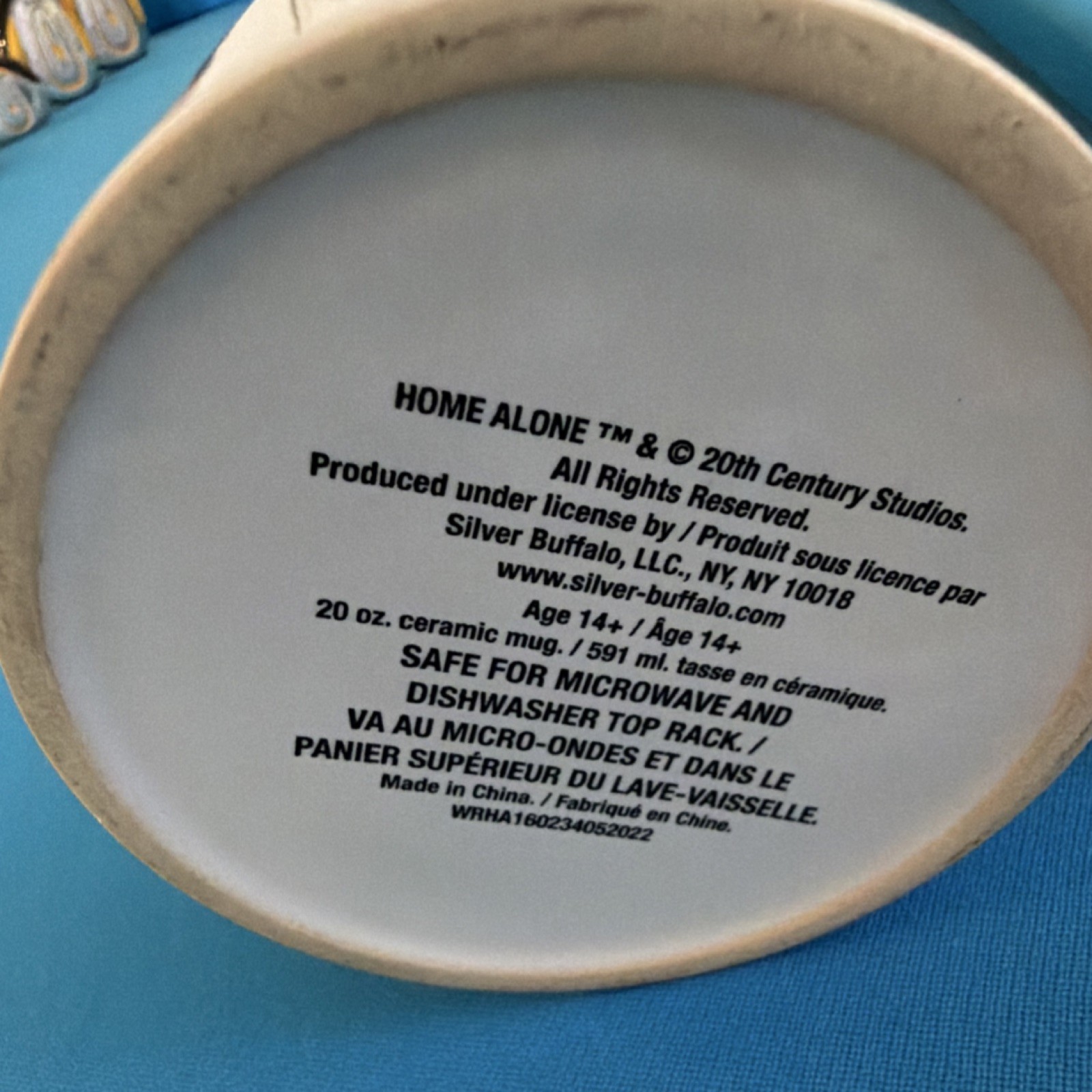Silver Buffalo Home Alone Kevin McCallister Ceramic Mug 20oz Microwave Safe