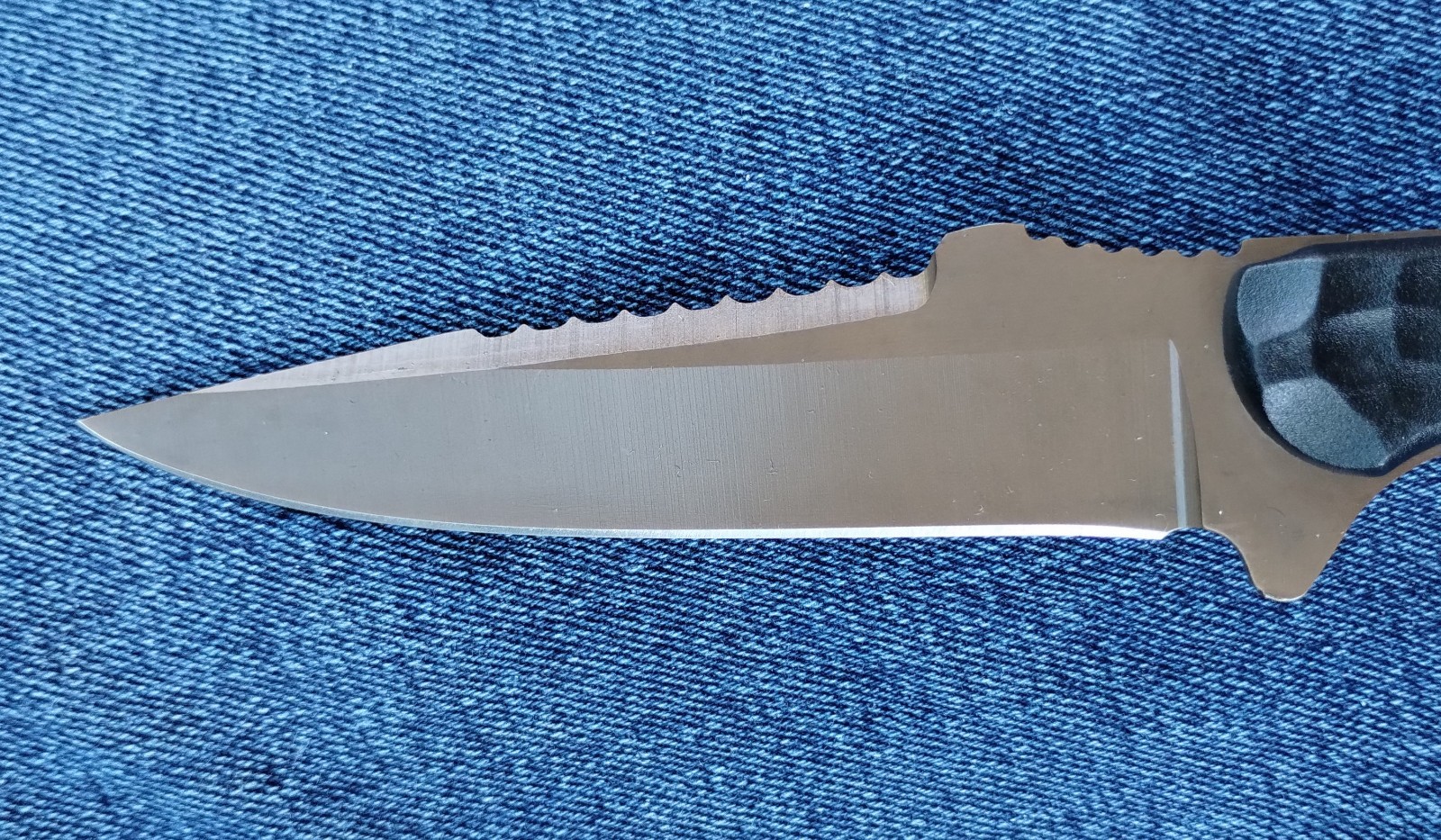 New 8.26″ Full Tang Outdoor Knife Ergonomic Handle Horizontal Carry K Sheath