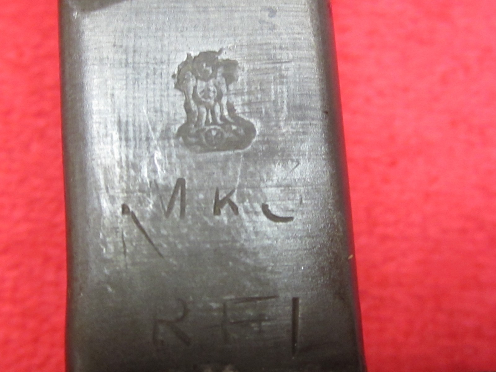 India Pattern/British WWII Square Butt Model No.1 MK III Bayonet NO SCABBARD.