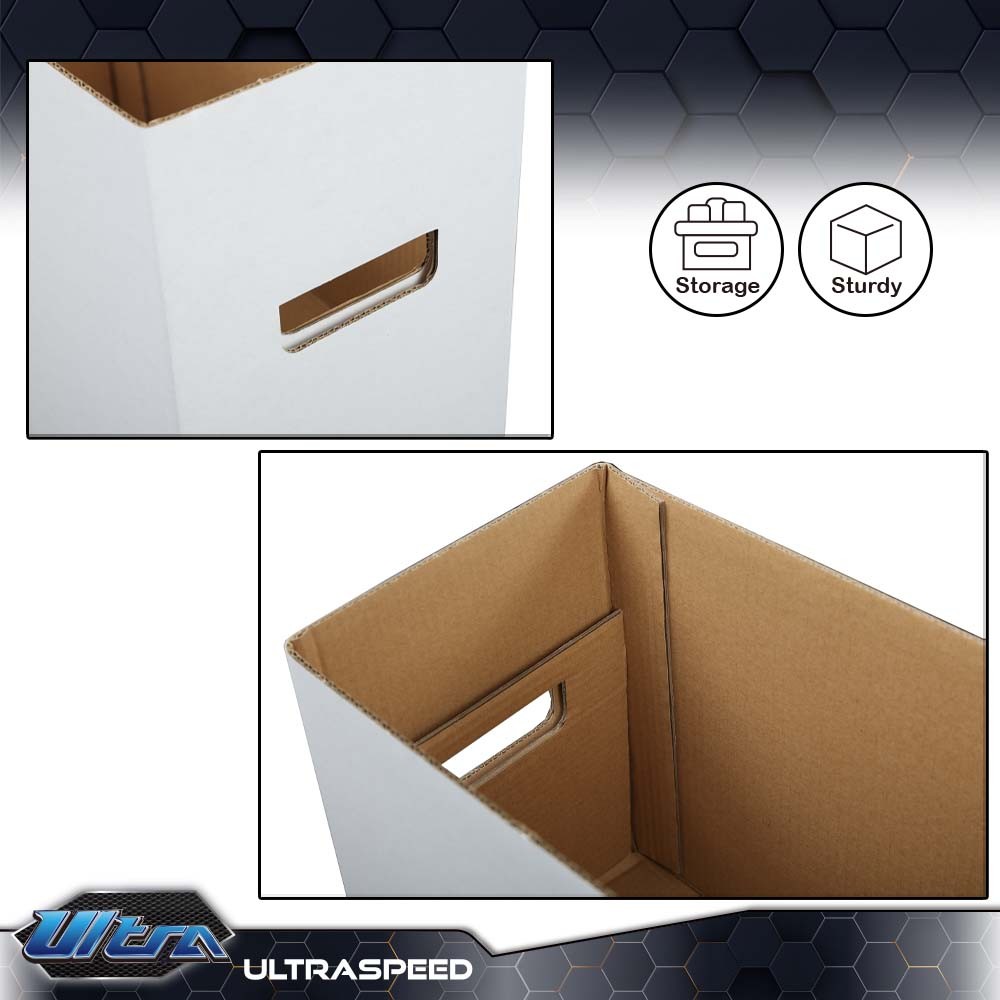 3/5/10x Comic Books Storage Boxes Short Holds 150-175 Stackable Durable Archive